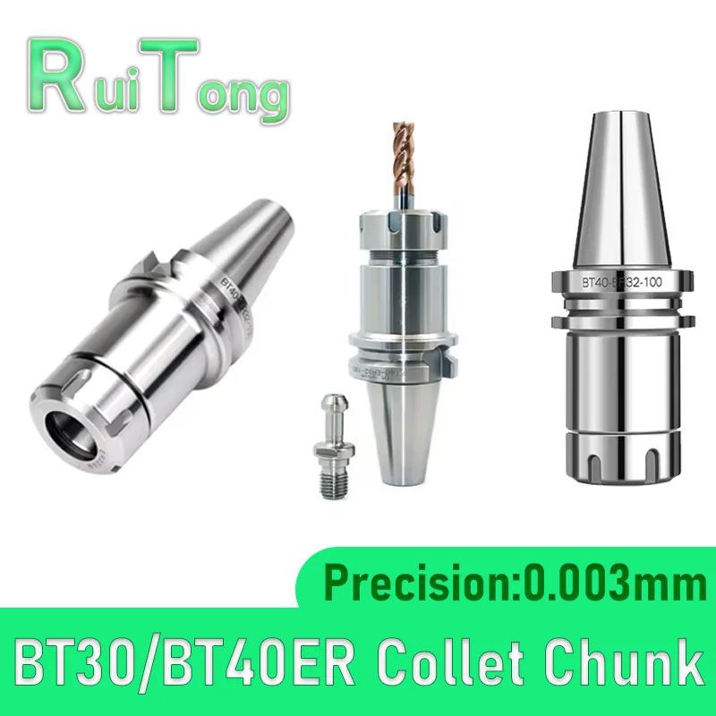 RUITONG-Support porte-outil BT ER, mandrin à pince, BT30, BT40, BT50, ER11, ER16, ER20, ER25, ER32, ER40