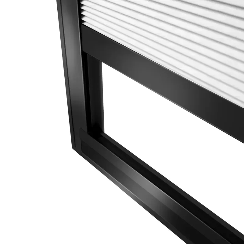 ZSHINE Motorized Full Blackout Honeycomb Blinds Customized Cellular Shades with Frame for Windows Home Office
