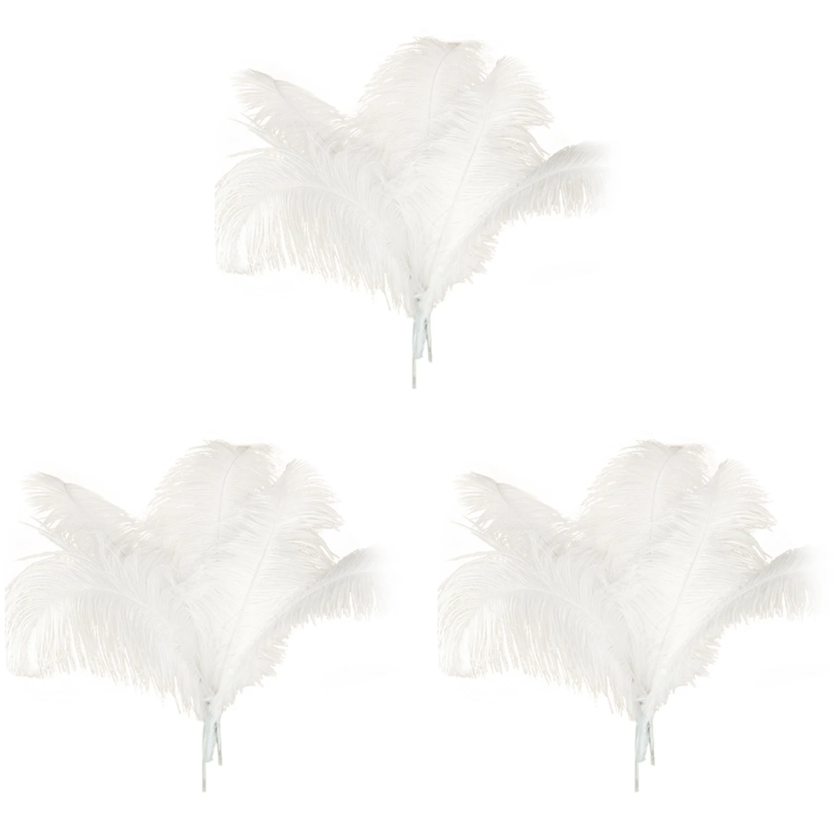 

ABGR-30 Pcs Natural Ostrich Feathers Wedding Party Decoration White 45-50Cm