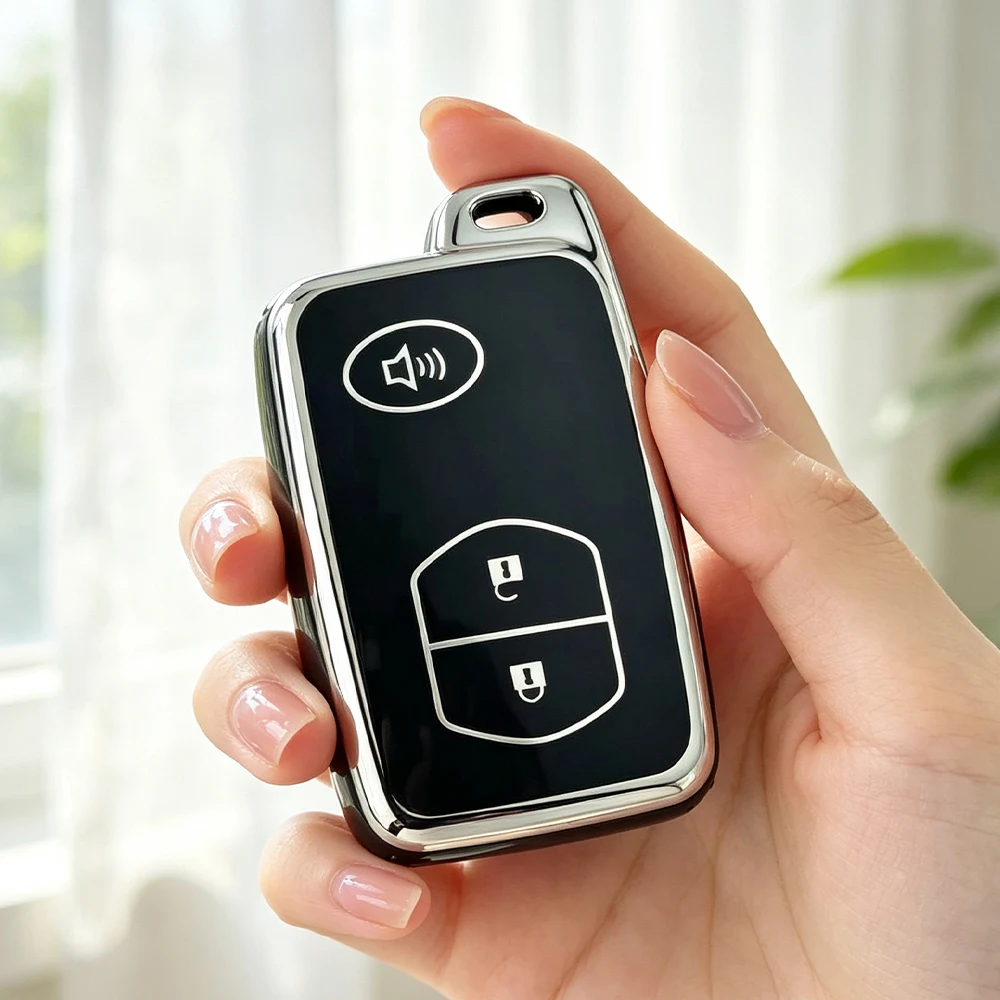 3 Button TPU Car Remote Shell Fob for Subaru Foreste XV for Toyota Camry Prius Land Cruiser Prado 150 Crown Key Case Cover