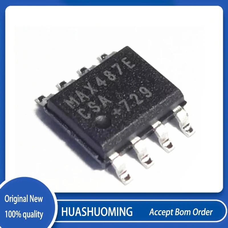 5Pcs/Lot  MAX487ECSA+T MAX487ECSA MAX487EC MAX487 SOP-8
