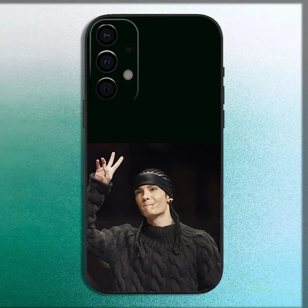 Guitarist T-Tom Kaulitz Phone Case For Samsung Galaxy A13,A21s,A22,A31,A32,A52,A53,A71,A80,A91 Soft Black Cover