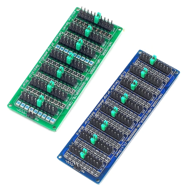 Durable 8Decade Programmable 1R-9999999R Resistor Board Module Resistance Tolerance +/-1% High-Quality PCB Material Dropship