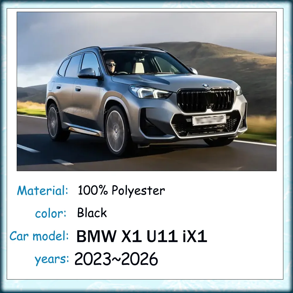 

Для BMW X1 U11 iX1 2023~2026 2024 2025: Магнитные сетчатые солнцезащитные шторки для боковых окон, защита от солнца, аксессуары для интерьера автомобиля