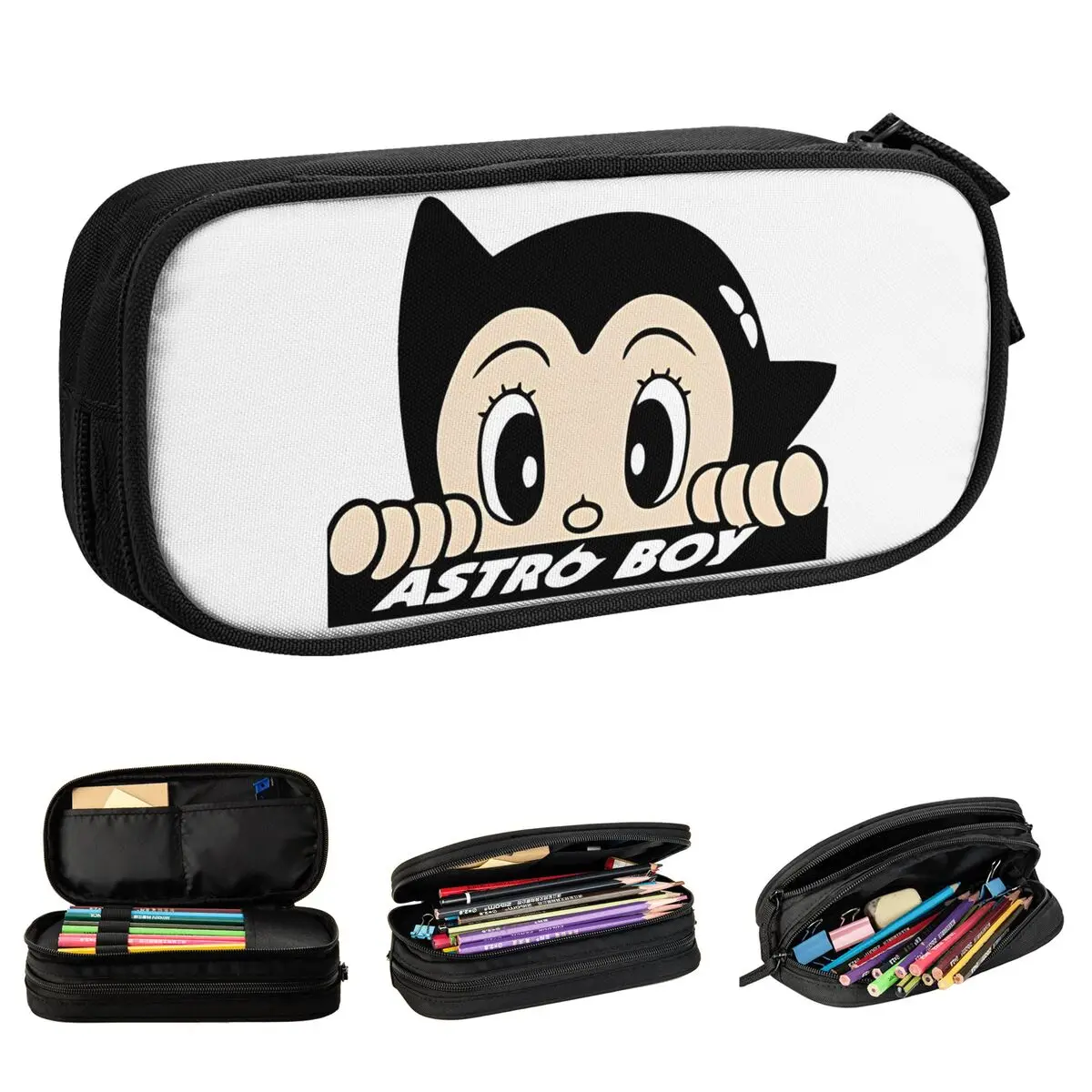 Creatieve Cartoon Astro Jongen Astroboy Potlood Hoesjes Pennenhouder Kinderen Grote Capaciteit Tas Studenten Schoolgeschenken Briefpapier