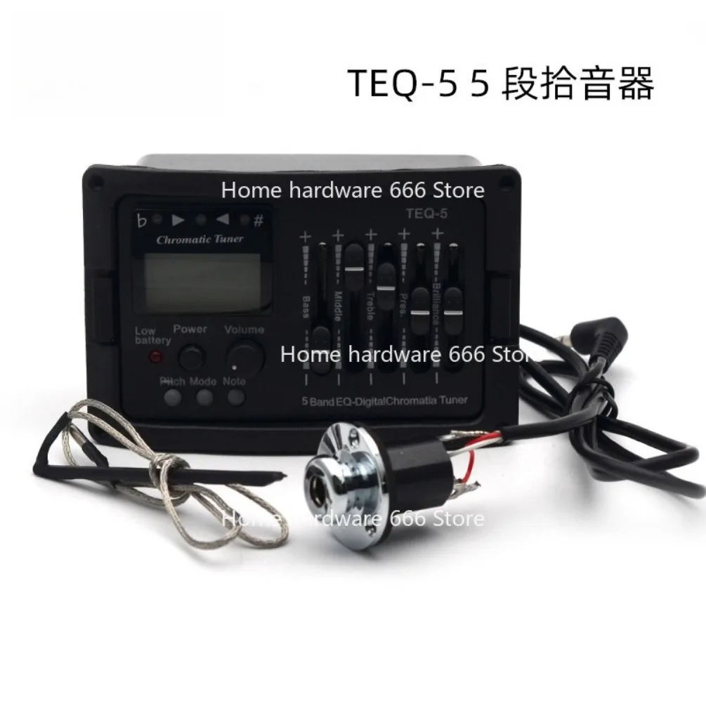 

Guitar Pickup 5-Band Pickup TEQ-5 with Twelve Average Tuner 5-Band Pickup Electric Box Guitar