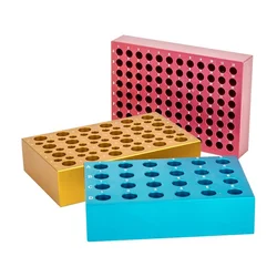 Laboratory 96 Hole Frozen Tube Rack Module Laboratory PCR Ice Box 24 Hole Centrifugal Tube Rack Low Temperature Precooling Box