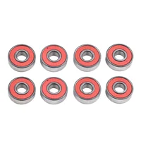 8pcs Ceramic Ball 608RS Inline Roller Skate Wheel Bearing ABEC 11 Anti-rust Skateboard Wheel Bearing  8x22x7mm 6
