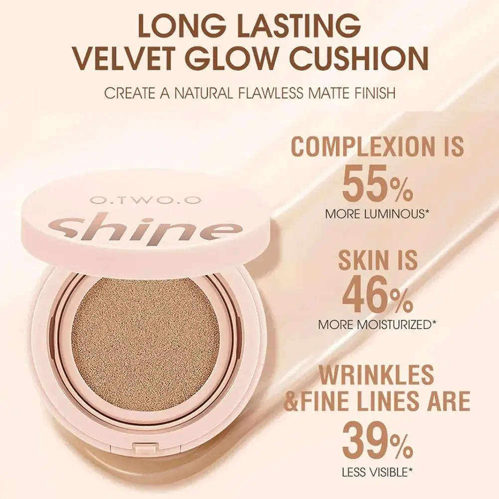 كريم أساس غير لامع وسادة هوائية مقاومة للماء، قاعدة غير لامعة، تغطية كاملة، كريم أساس ناعم لمستحضرات التجميل