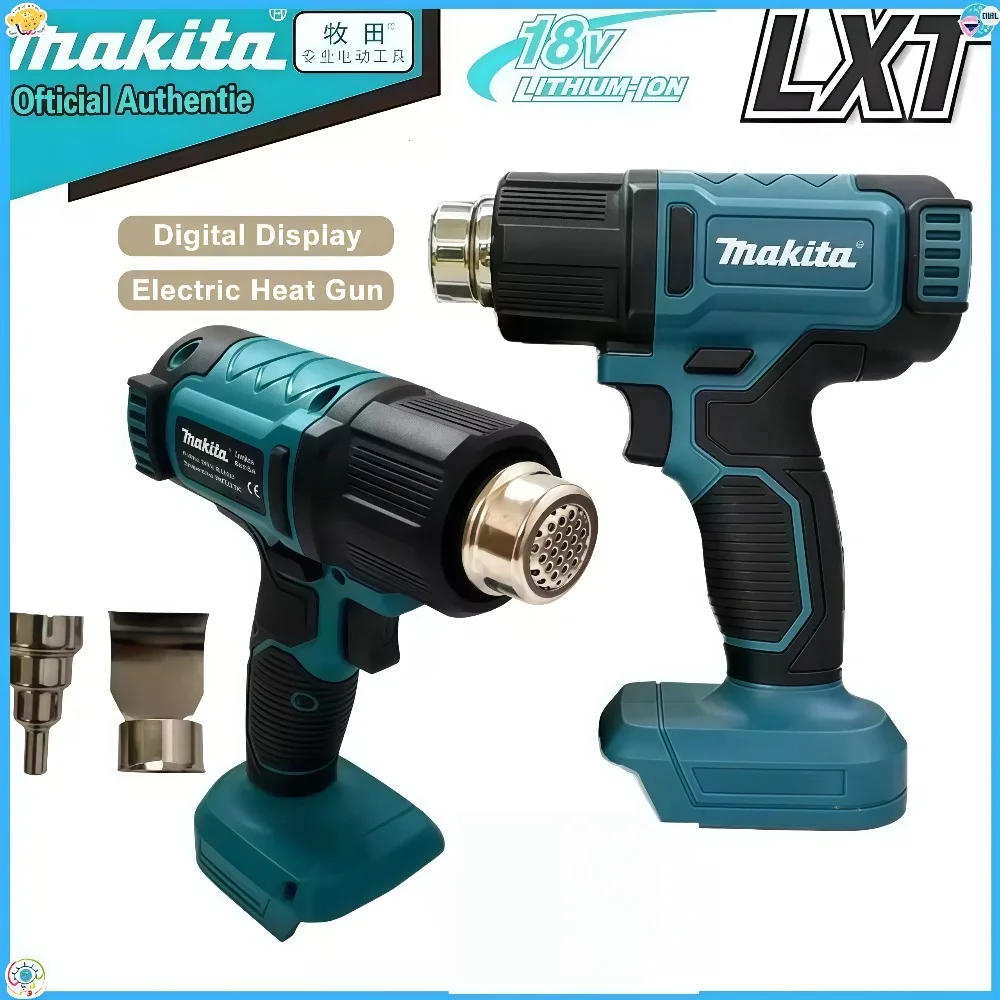 

Makita Cordless Hot Air Gun, 18V Handheld Industrial Heat Gun, Adjustable Temperature Electric Heating Tool for Multipurpose Use