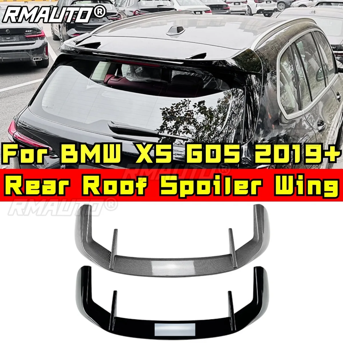

For BMW X5 G05 Body Kit Rear Roof Wing Rear Roof Spoiler Roof Wing Rear Spoiler for BMW X5 G05 2019+ Car Accessories
