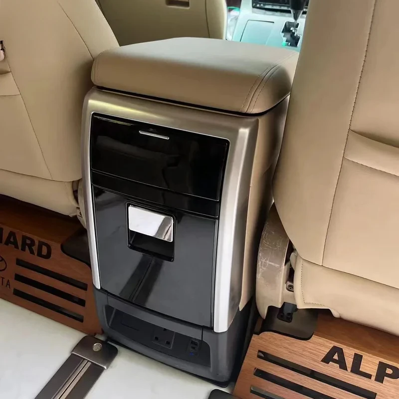 Alphard/Vellfire 30 AGH armrest box with wireless charging