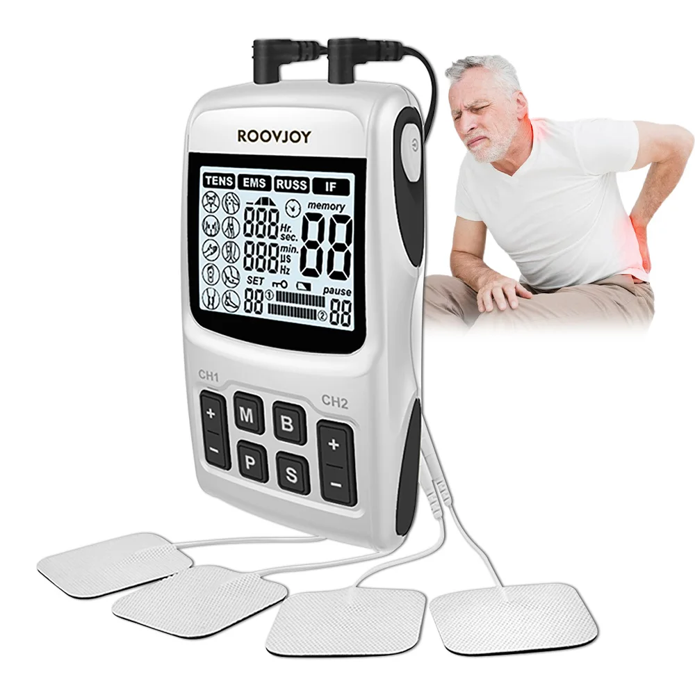 

Electrostimulation Russian Wave Electric Ems Muscle Stimulator Tens Unit Machine Professional Ems Acupenture Body Massager