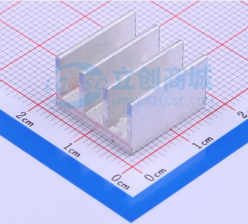 Heat sink/fin 16X16X10MM straight cut