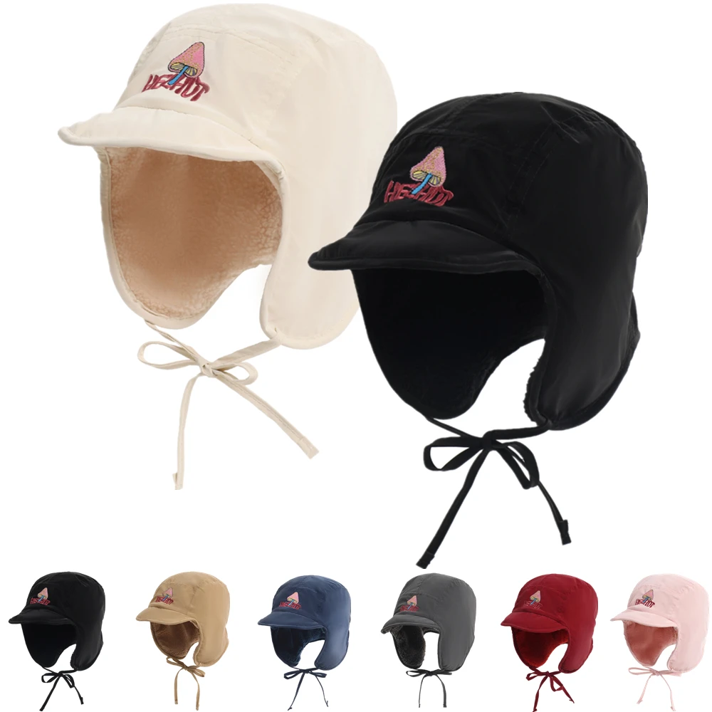 novo-estilo-piloto-chapeu-fashioh-inverno-bone-cogumelo-bordado-quente-bombardeiro-chapeu-bones-para-mulheres-cor-solida-menina-chapeus