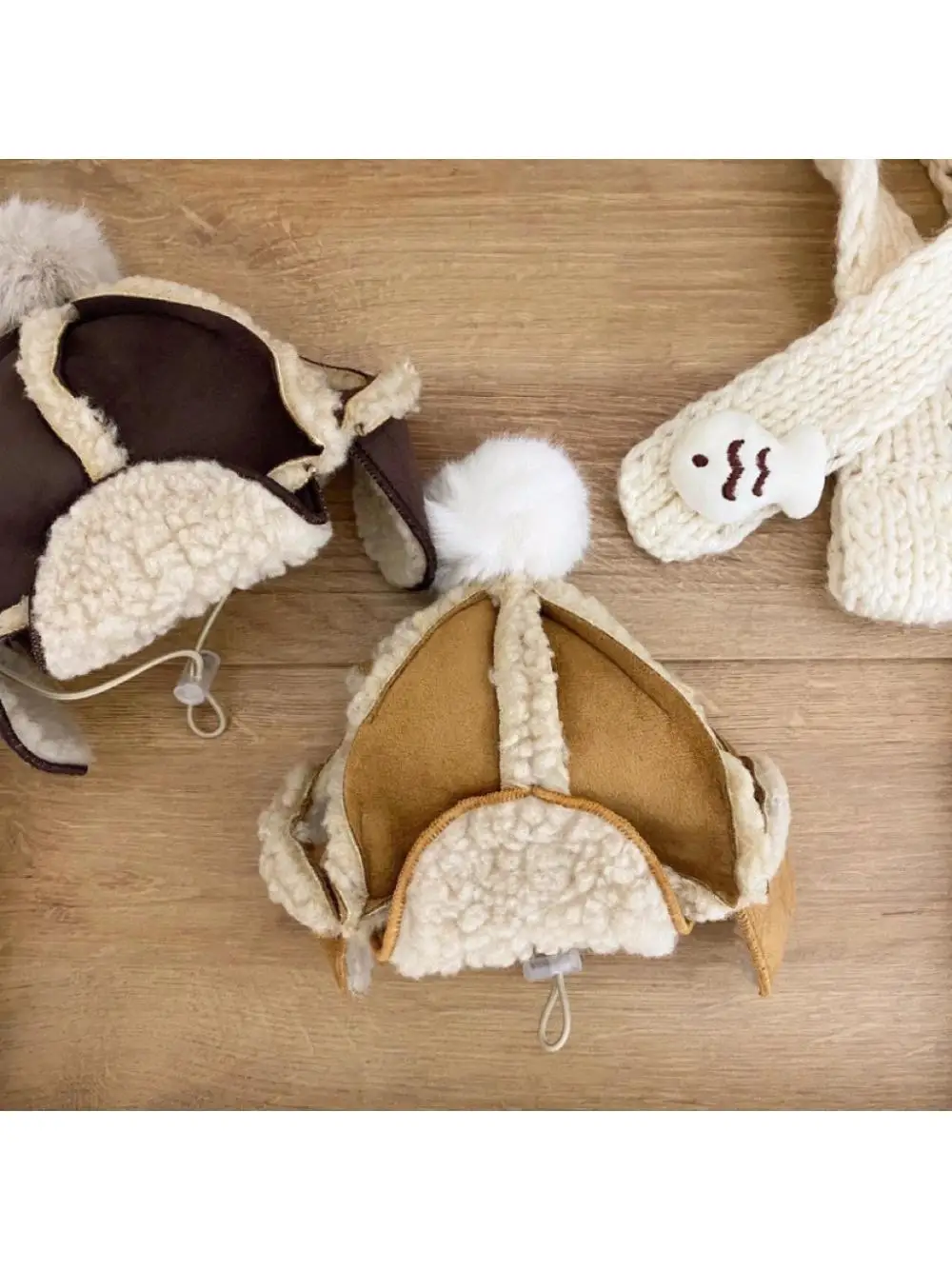 Yorkshire Terrier Dog Hat Winter Ear Exposure Autumn Winter Teddy Warm Headwear Maltese Dog Headgear Pet Accessories Baseball... - view 2