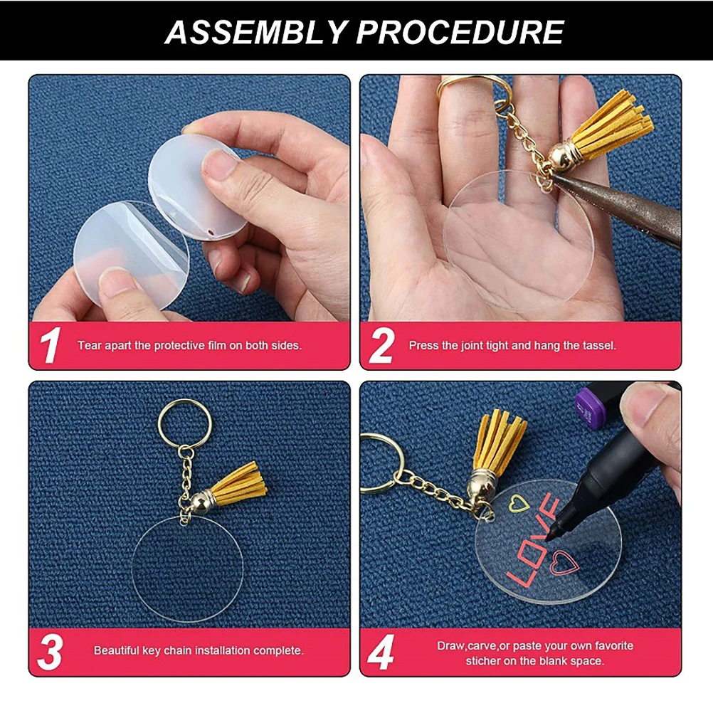 

96pcs Key Ring Set High Quality Metal Smooth Surface Durable Exquisite Workmanship Fine Details Lightweight Easy Carry Widely