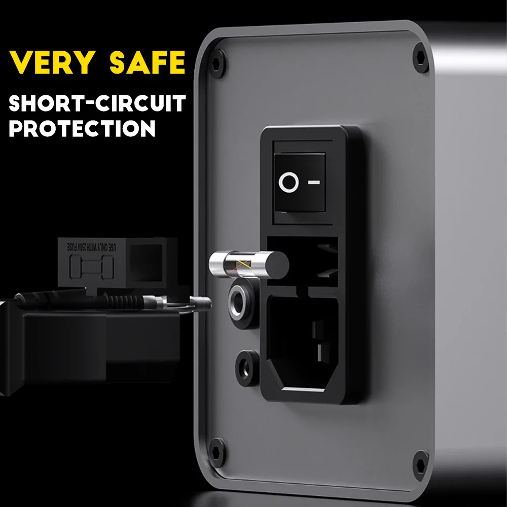 MECHANIC Digital Soldering Station with LCD Display, Precise Temp Control 180℃-450℃, Fast Heating, for PCB & Electronics Repair