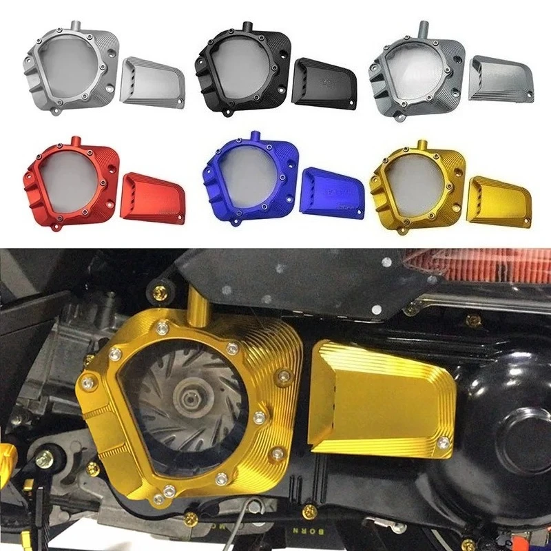 

For YAMAHA NVX/AEROX 155 2015-2019 2020 Motorcycle Transparent Engine Guard Crankcase Engine Stator Cover Protection