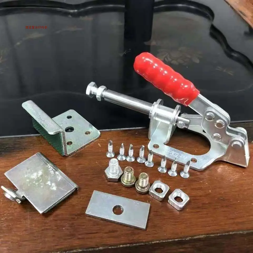 Woodworking Clamp Backing Locking Buckle Anti-skid Fixing Accessories Daquan Push-pull Quick Clamp DIY Pressure Clamp