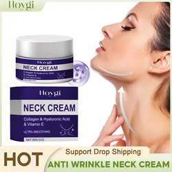 Neck Wrinkle Removal Cream Tightening Firming Fade Fine Lines Double Chin Anti-Aging Necklines Lifting Shaping Beauty Neck Cream
