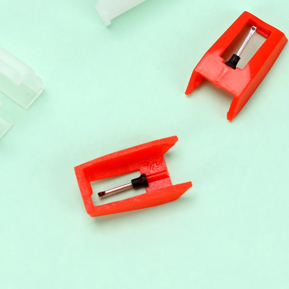 

3Pcs Vinyl Record Player Stylus Replacement Needle Premium Cartridge Tip for Turntable Phonograph Clear Smoother Audio