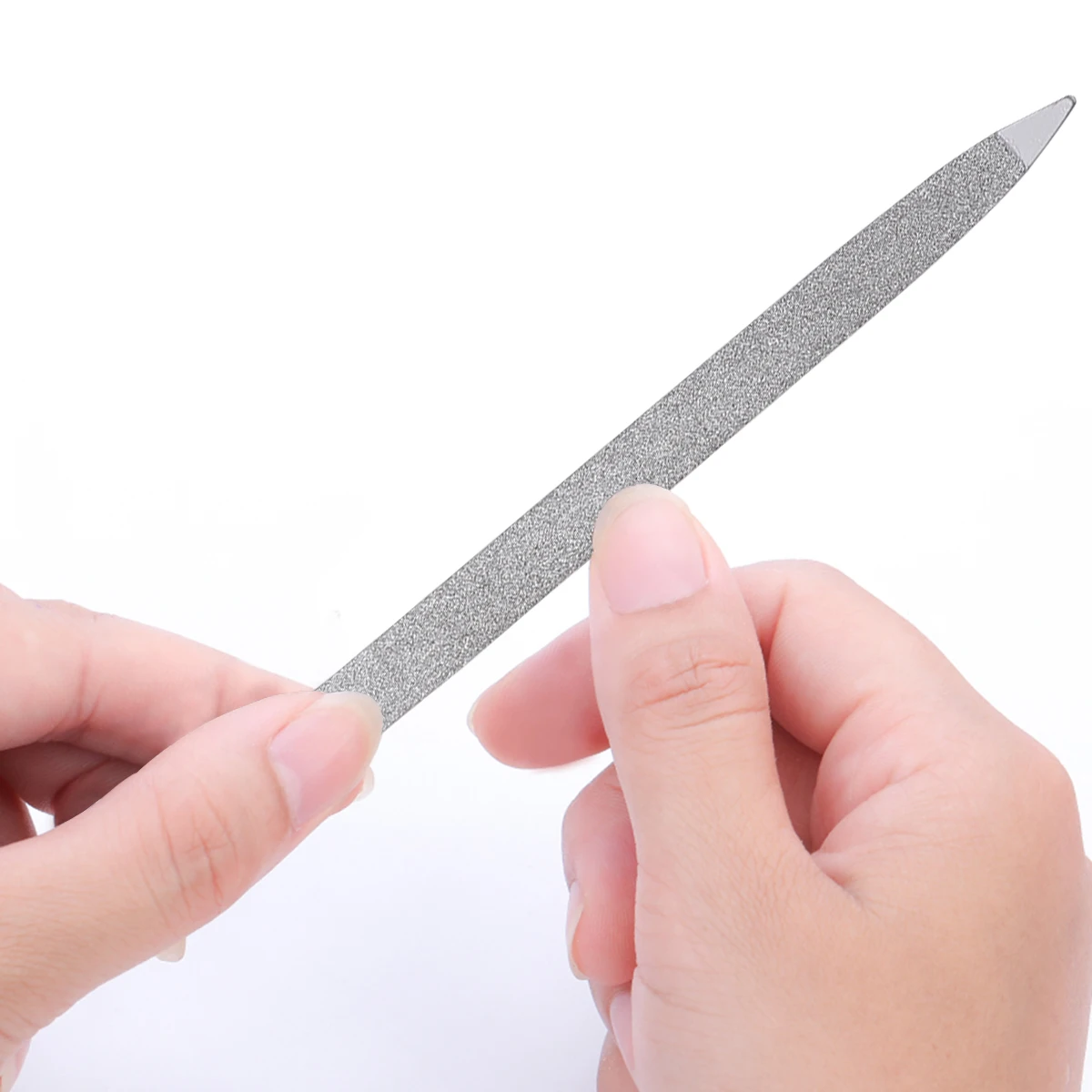 

6pcs 7 Inches Stainless Steel Files Tool Art Sanding Board Manicuring File For Home Salon Use Portable Anti-Rust