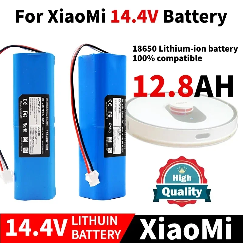 

14.4V 12800mah For XiaoMi Lydsto R1 Accessories Lithium BatteryRechargeable Battery Pack is Suitable For Repair and Replacement