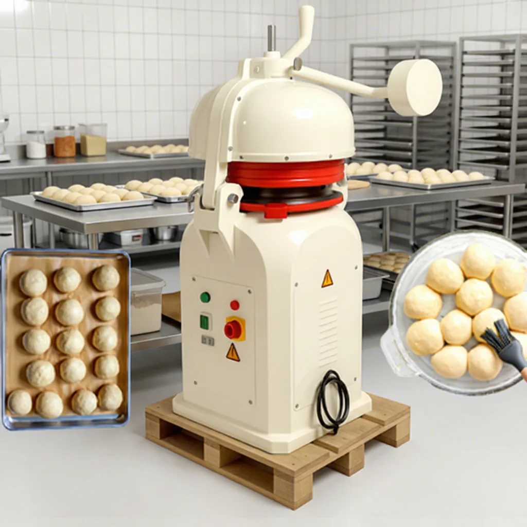 Máquina Automática para Hacer Bolas Redondas, Boleadora y Divisora de Masa Semiautomática Italiana, Divisor de Masa de 30-100g