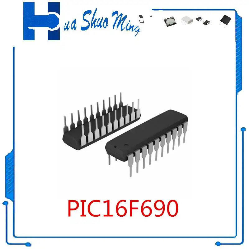 2Pcs/Lot NJU3430F 3430F QFP64 PIC16F690 PIC16F690-I/P DIP20 ATMEGA32U2-MU MEGA32U2 VQFN32