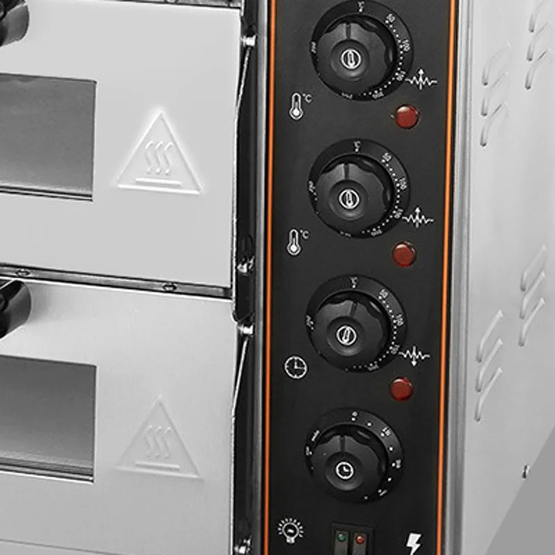 EB-1/2 พิซซ่าไฟฟ้าครัวเครื่องเตรียมอาหาร Double Layer Baker เครื่องใช้ในบ้านสแตนเลสอาหารเตาอบเชิงพาณิชย์