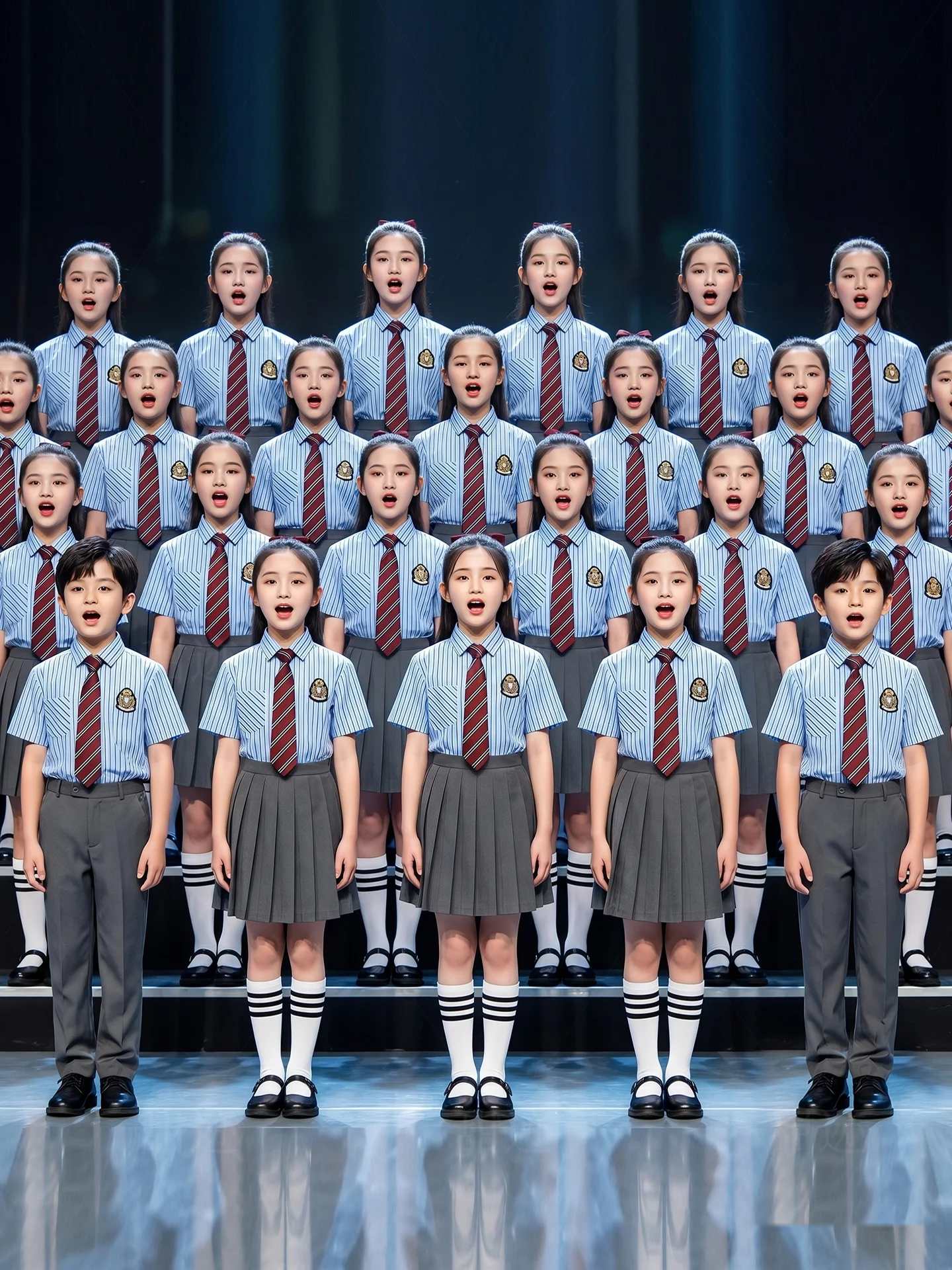 

Patriotic Children's Chorus Performance Outfit Primary And Middle School Boys Girls Competition Ceremony Traditional Ethnic C...