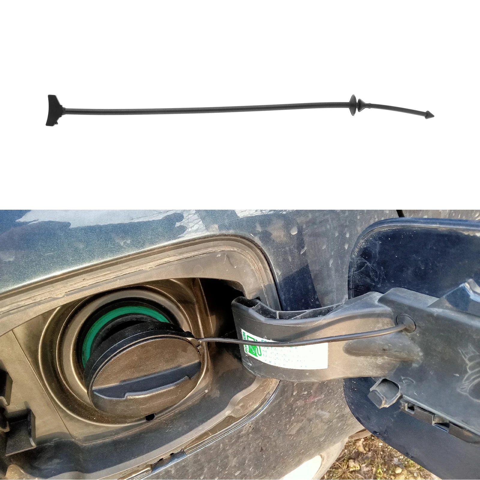 2pcs Fuel Tank Cap Cover Cable Line Rope 1508N7 1609818980 for Citroen C-Elysee C3 C4 C5 DS5 for Peugeot 208 301 308 508 RCZ