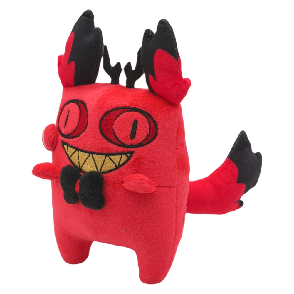 Cursed Cat Alastor Cosplay Plush Doll Plushies Cartoon Fantasy Mascot Props Halloween Carnival for Adult Children Birthday Gifts