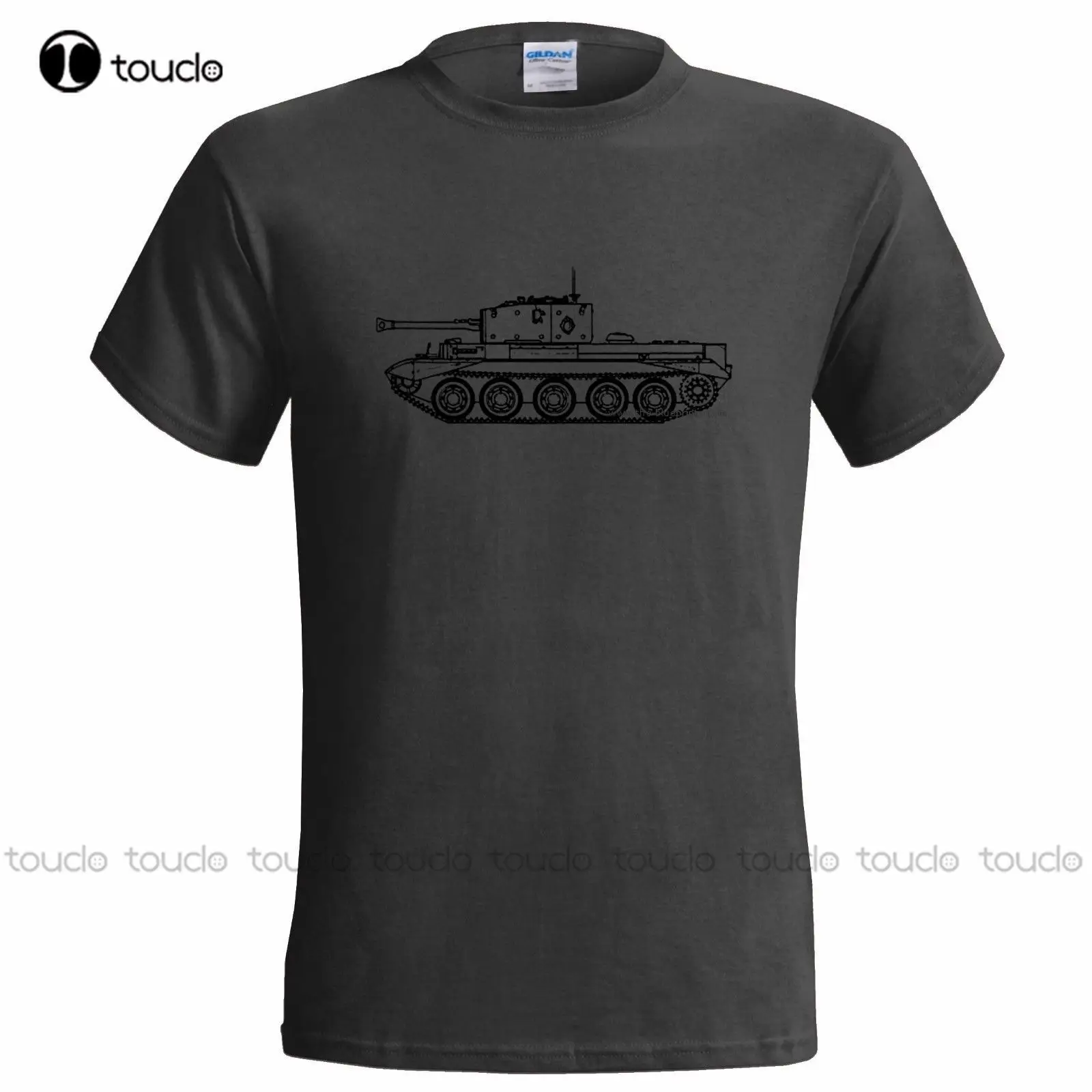 Brand New Brand Tee Cotton Clothes New Cromwell A27M Tank Cruiser Blueprint War World 2 British Armymovie T Shirt