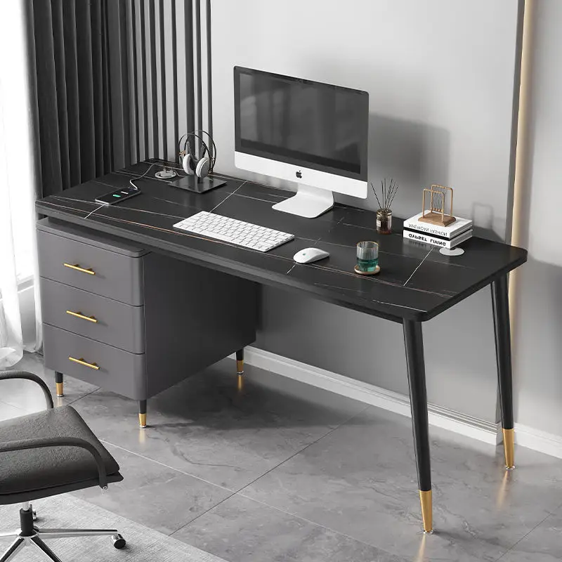 &Wholesale Price Bedroom Furniture Simple Design Good Customized Home Office Complete Set Computer Table Desk for Sale