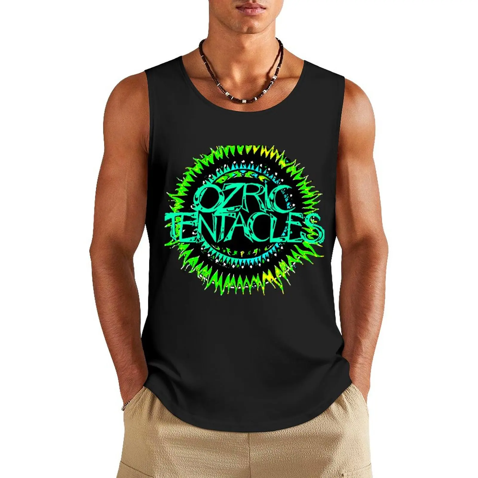 

My Favorite People Best Of Ozric Tentacles Logo Gift For Birthday Tank Top vest for men Gym man