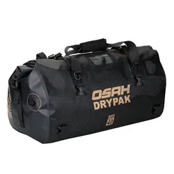 Motorcycle Waterproof Tail Bag, Outdoor Dry Luggage Roll Pack, Motorbike Luggage Backpack, Seat Bags, 40L