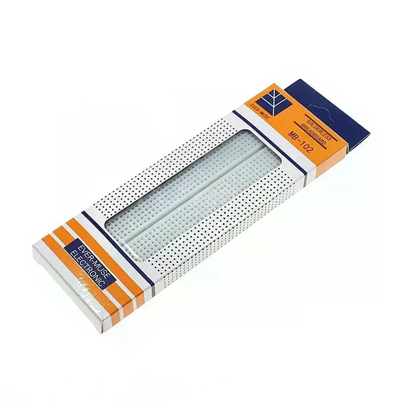 Breadboard 400/830 Tie-Points MB102 Solderless Bread Board PCB Universal Prototype Circuit Board DIY Test Board For