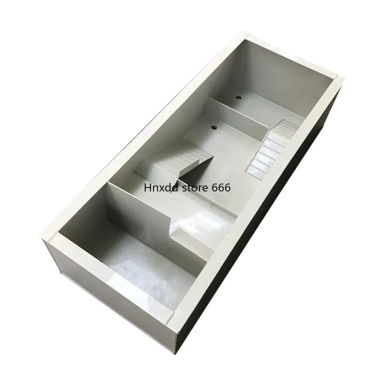 Environmentally friendly breeding turtle with sand pond feeding area, sun platform turtle box