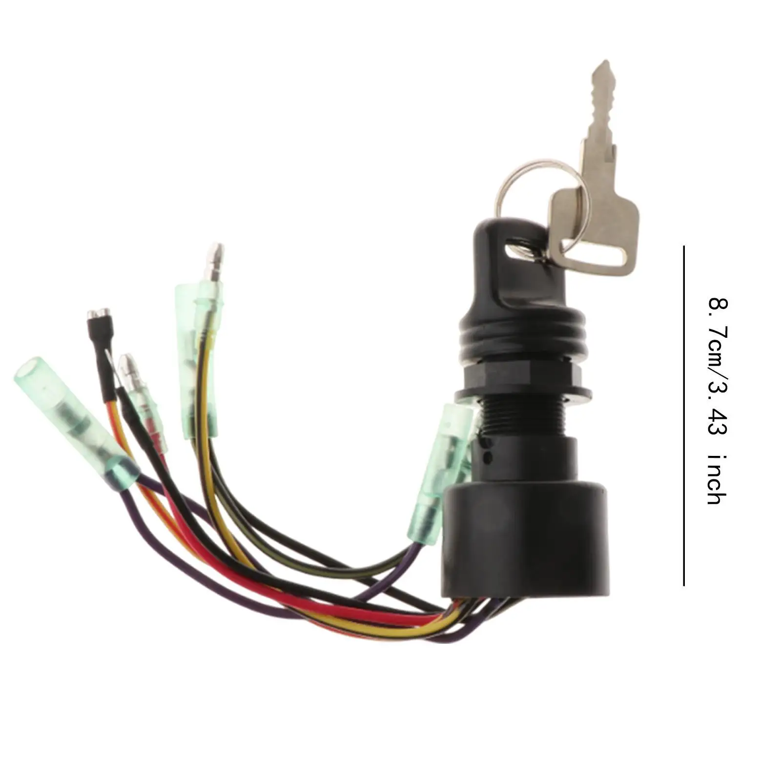 Boat Ignition Key Switch Assembly for Outboard Motors Control Box