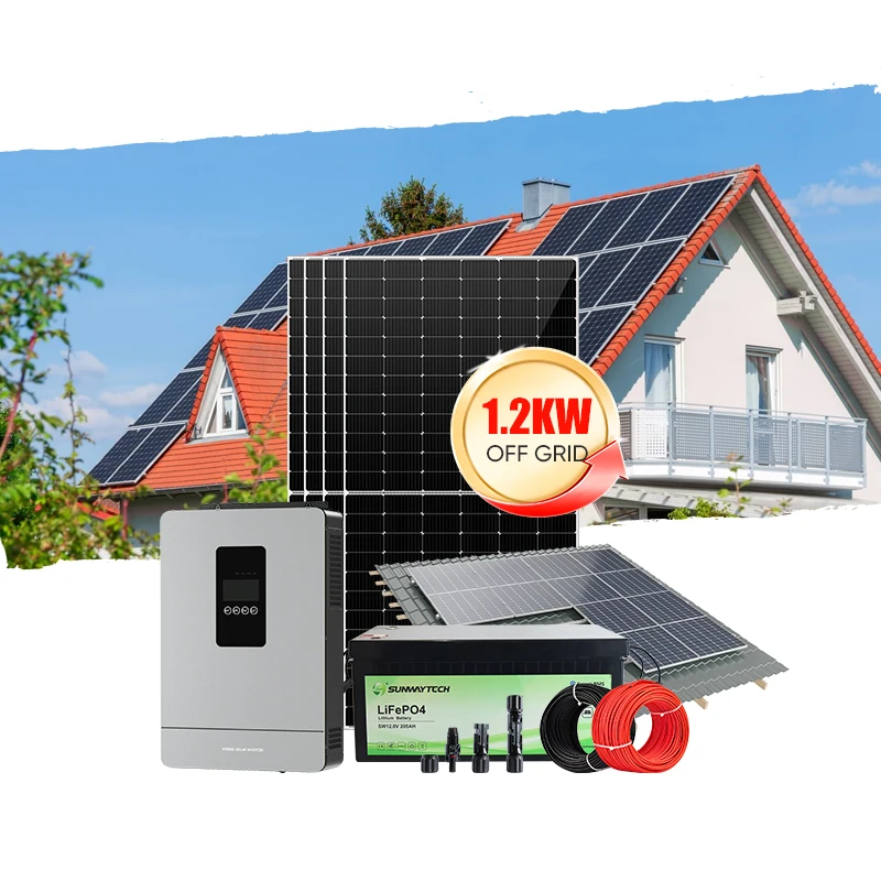 Sale 1 2 3 4 5 Solar System 1200w Complete Off-grid Solar System