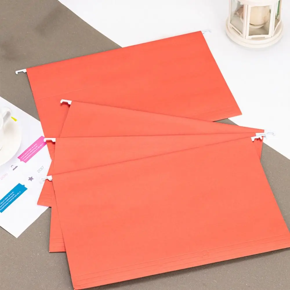 10PCS Durable A4 Hanging File Folder Paper Portable Hanging File Organizer Large Capacity Letter Size Document Holder Classroom