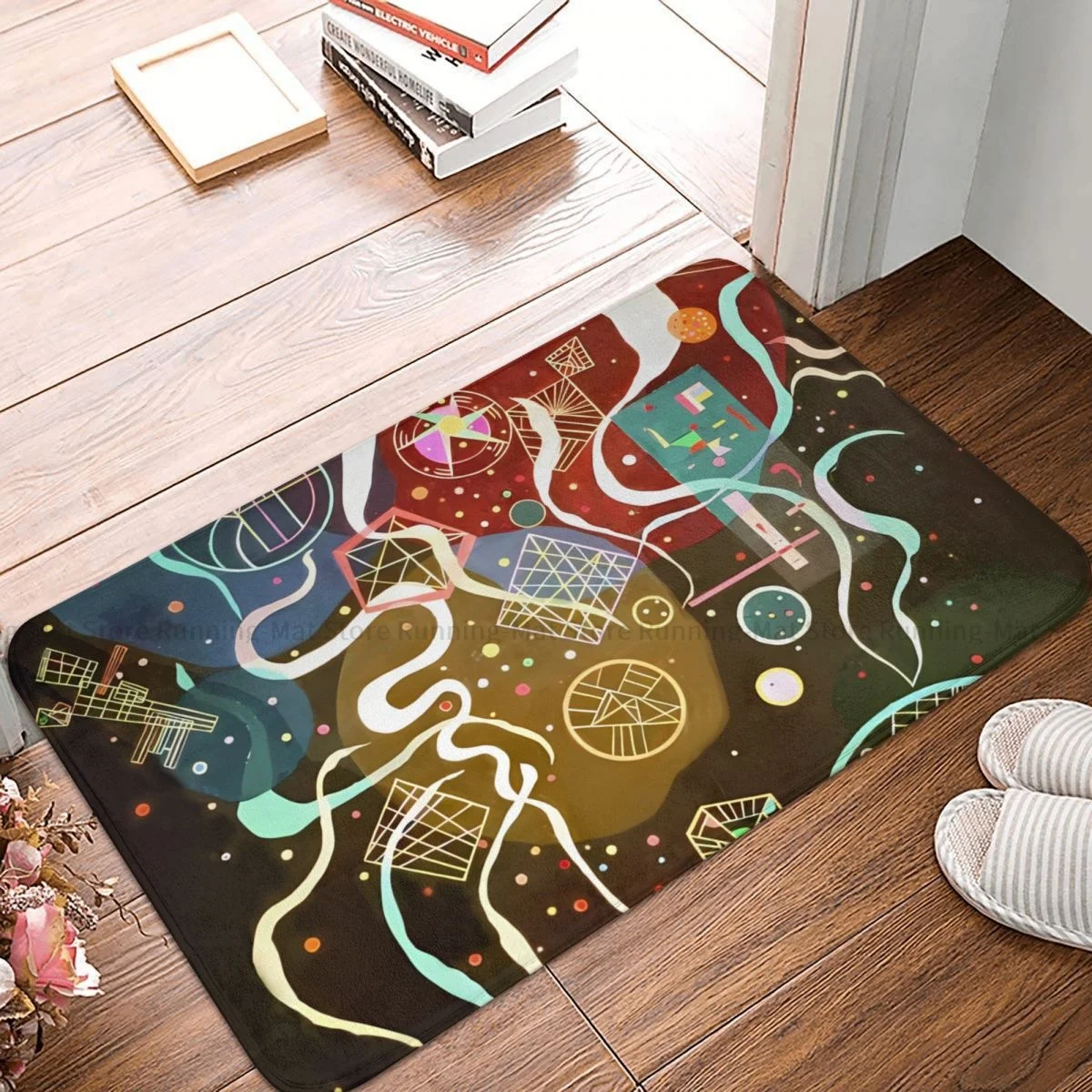 Wassily Kandinsky Bathroom Non-Slip Carpet Living Room Mat Entrance Door Doormat Home Decoration Rug