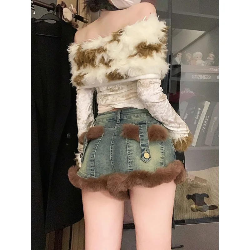 Shorts Women's Spring Denim Slimming Designer Washed Frayed Hem Studs New Comfortable Casual Stylish Chic Unique Niche Versatile