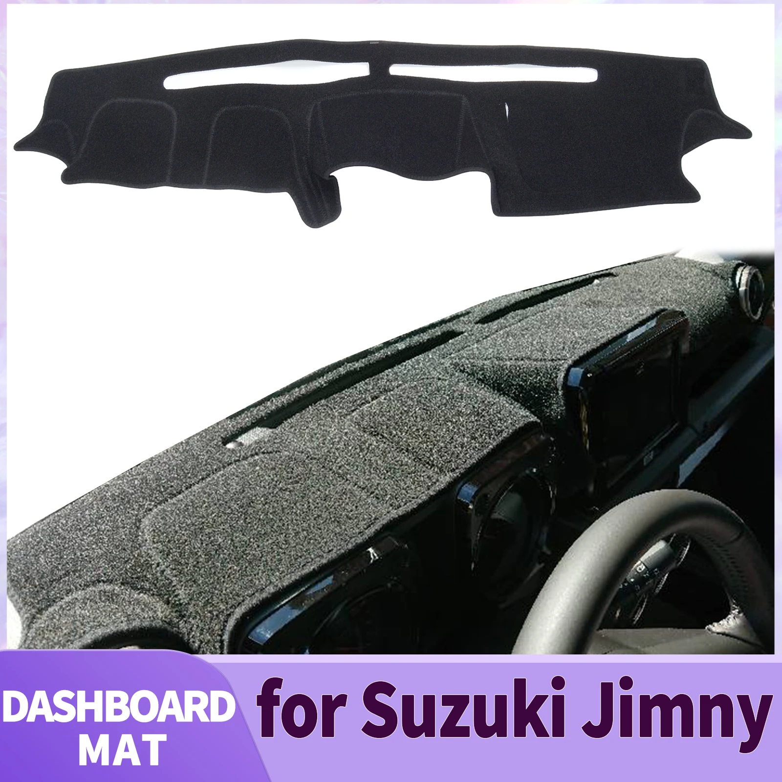 

fit for Suzuki Jimny 2019 2020 2021 2022 Car Accessories Dashmat Dashboard Cover Pad DashMat Sunshade Protective Carpet