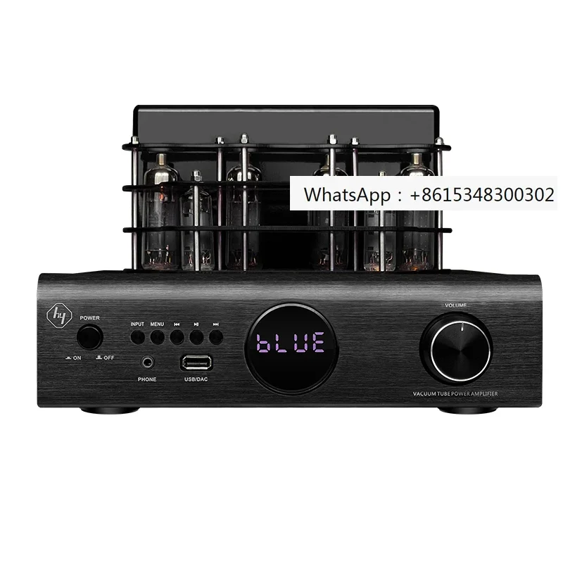 Stereo HIFI Hybrid Integrated 200W Audio Vacuum Tube Amplifier with Remote Control