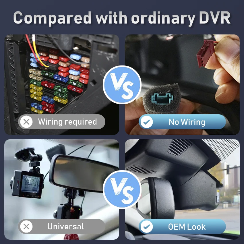 New! 4K Plug and play Car DVR Camera Dash Cam For Land Rover Discovery Sport Range Rover Evoque Jaguar E F PACE XE XF XJ XJL XEL