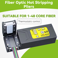 U9 Fiber Thermal Stripper Pliers Heated Optical Wire Stripping Slitter Ribbon Fiber Hot Stripper Cable Fusion Tool