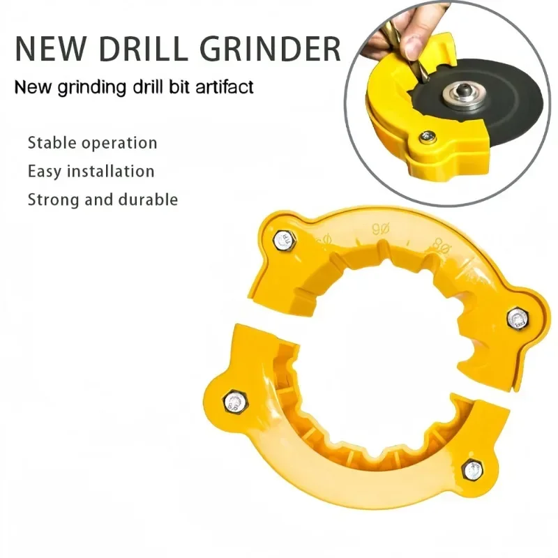 Angle Grinder Drill Bit Sharpener Waste Drill Bit Grinder Multi-purpose Grinding and Polishing Auxiliary Power Tool Parts New